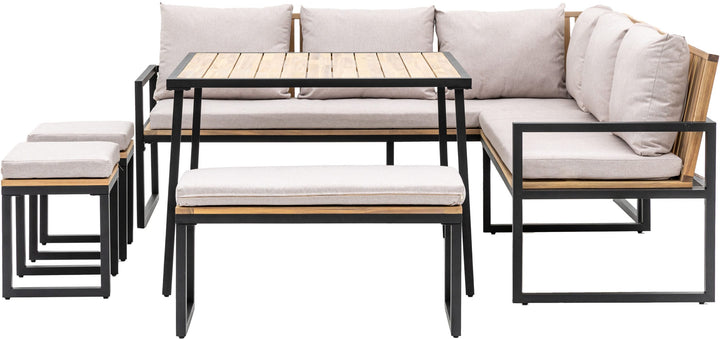 Gallery Direct Naples Corner Dining Set