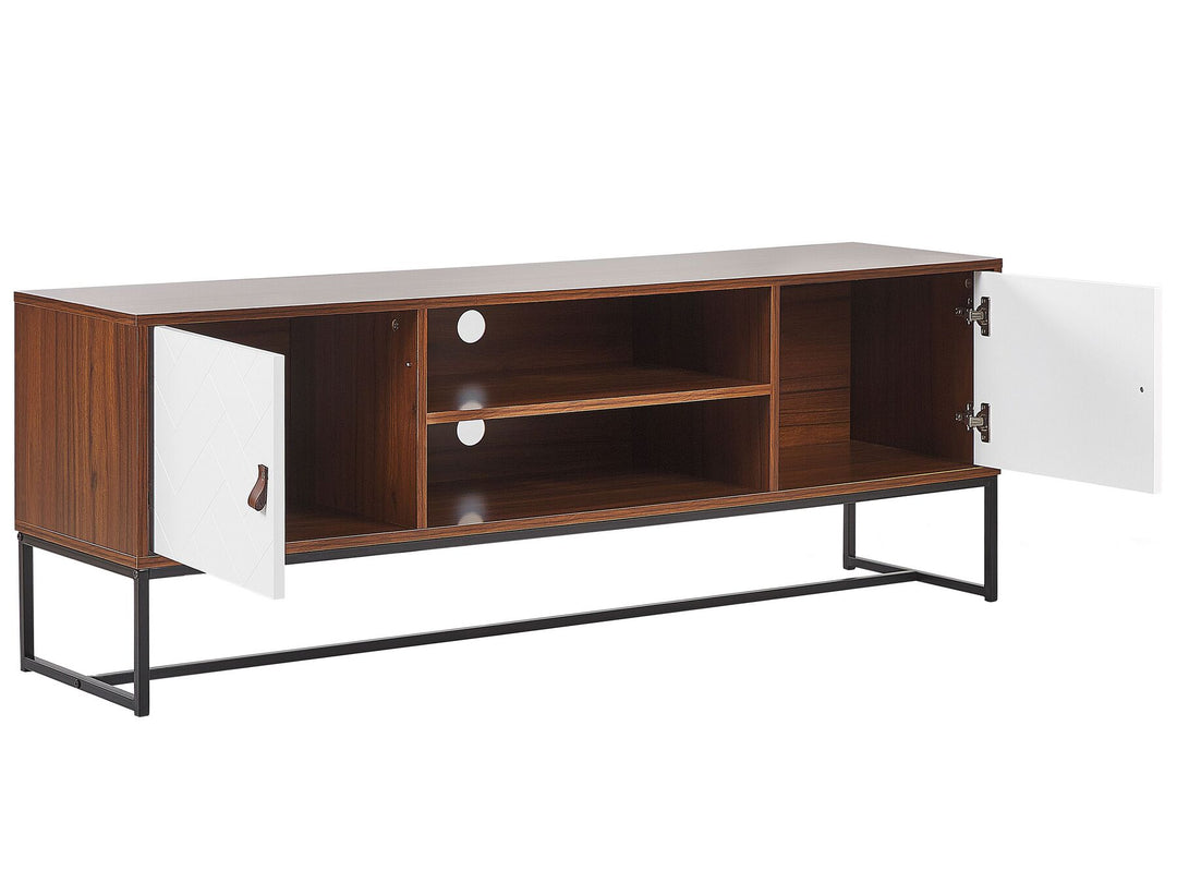 TV Stand Dark Brown/ White Darsy