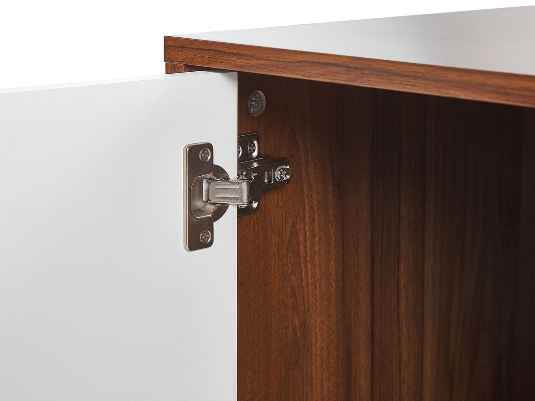 TV Stand Dark Brown/ White Darsy