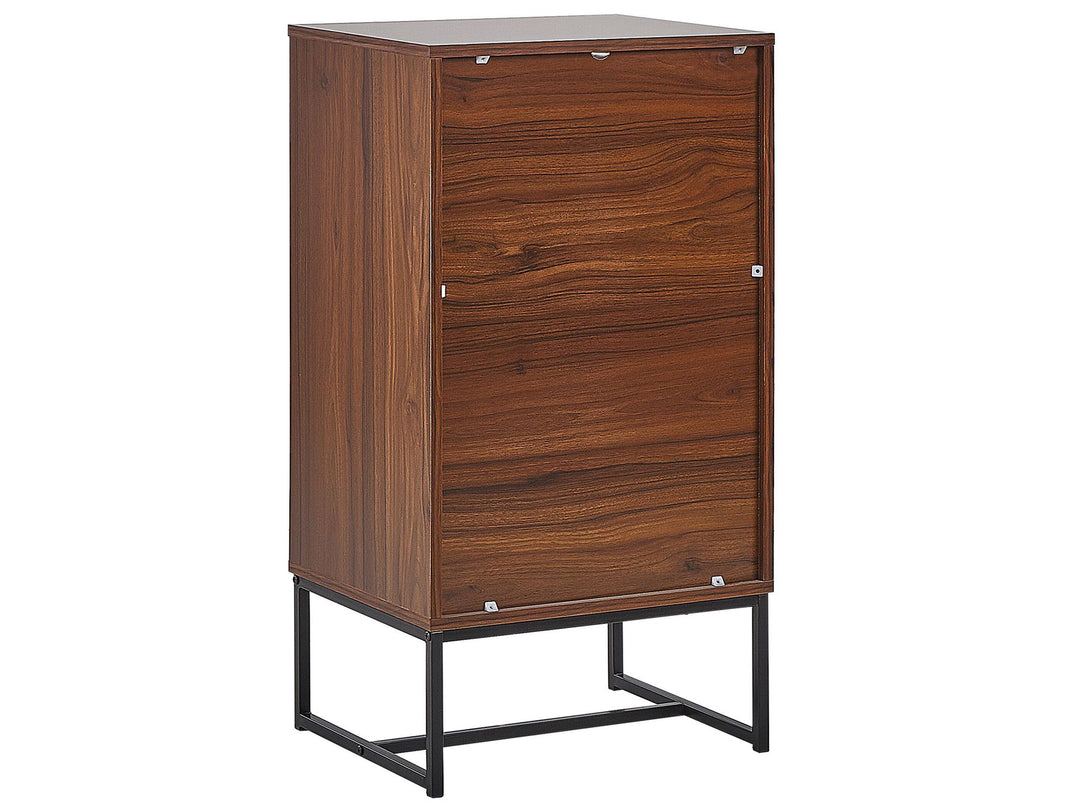 3 Drawer Chest Dark Wood with White Darsy