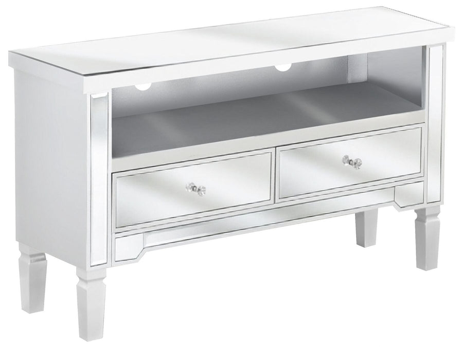 TV Stand Mirrored Silver NICEA