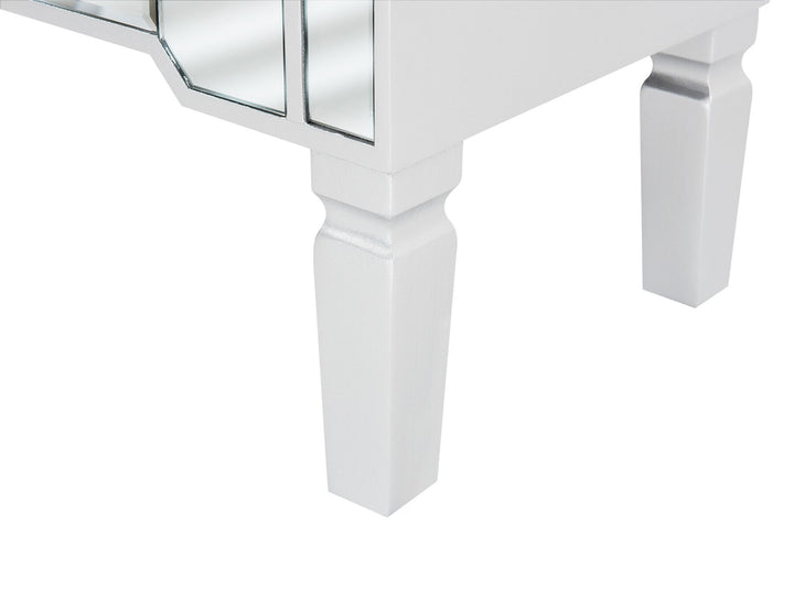 TV Stand Mirrored Silver Kyler