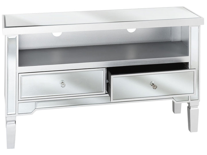 TV Stand Mirrored Silver Kyler