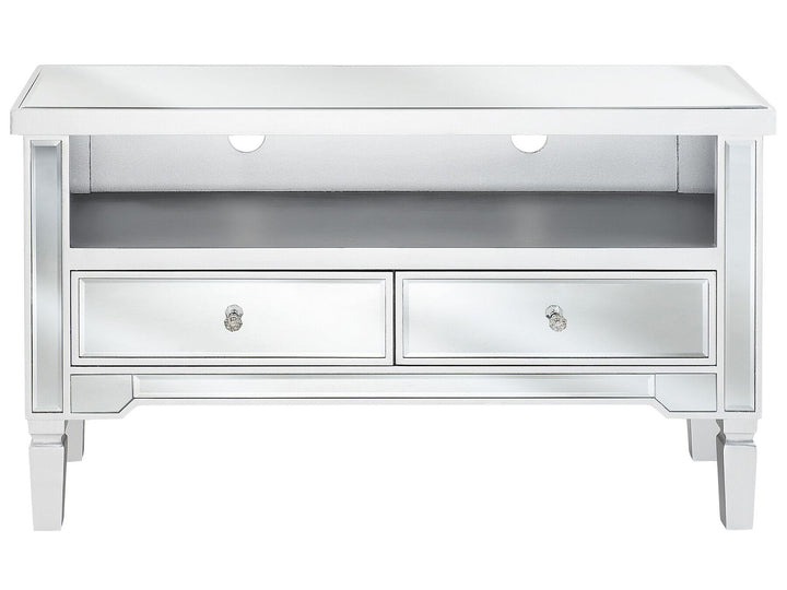 TV Stand Mirrored Silver Kyler