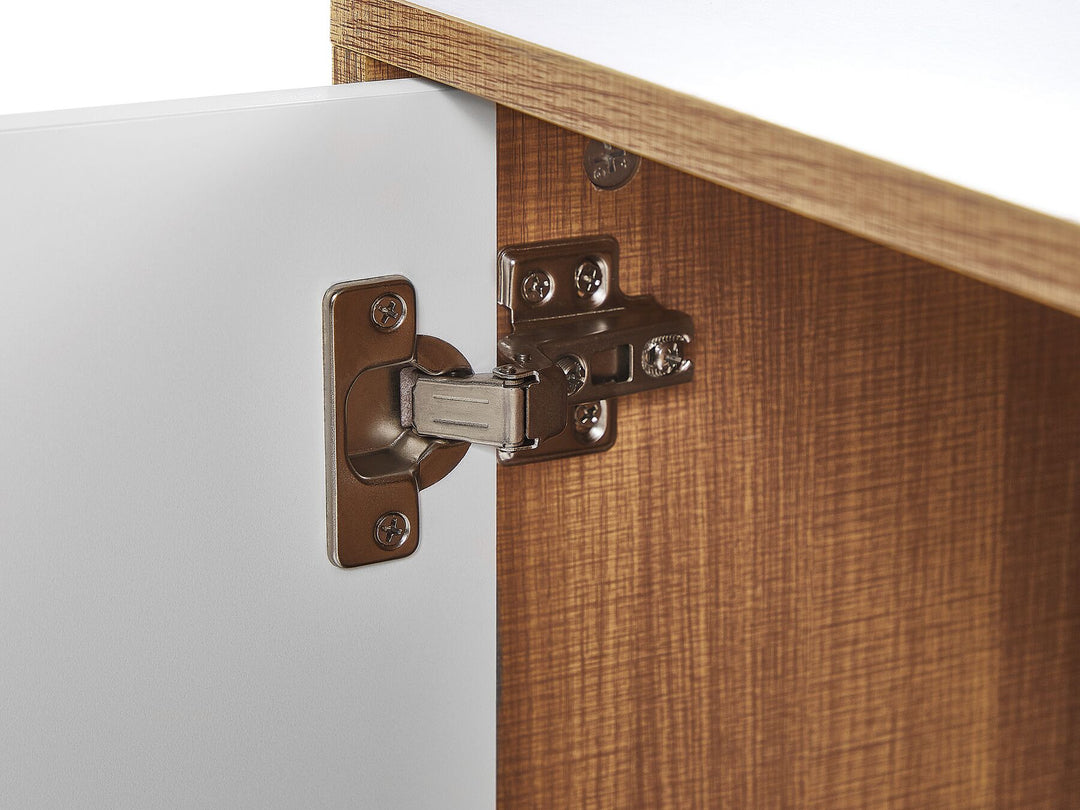 TV Stand Light Brown/ White Darsy