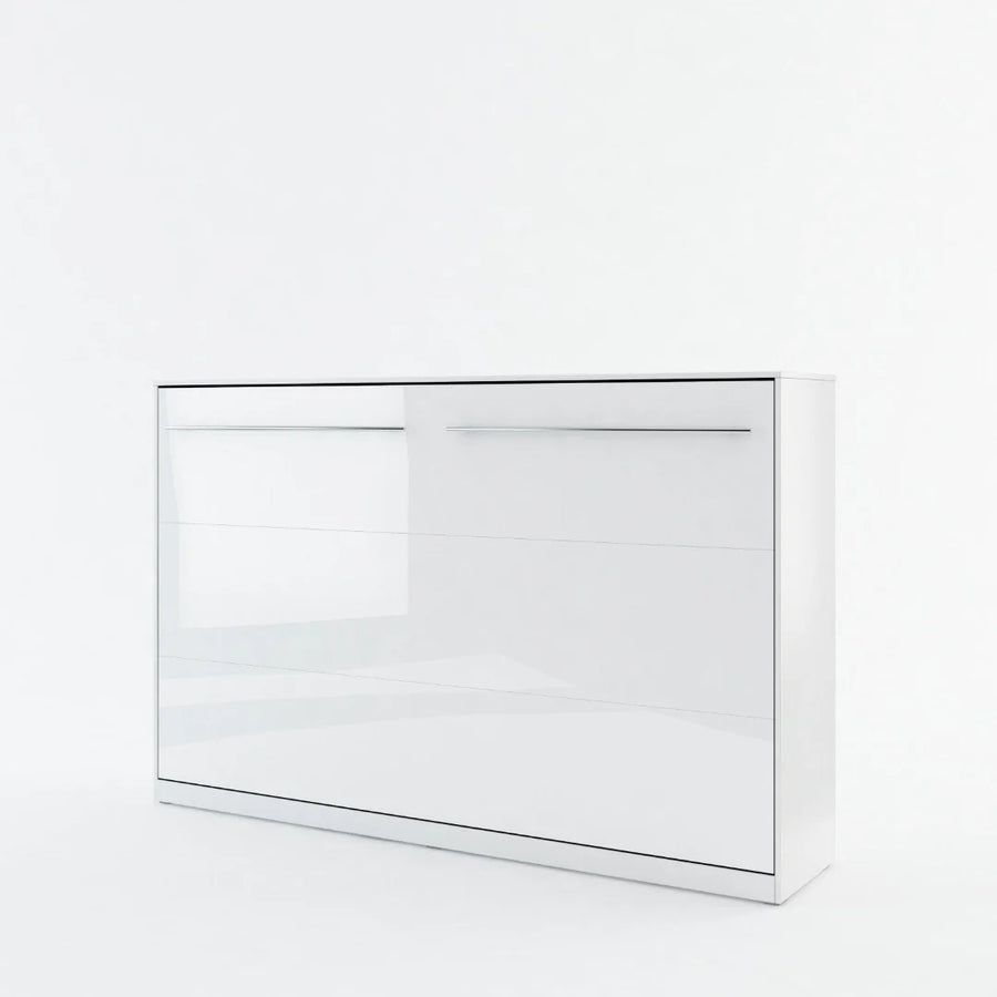 Kizer Horizontal Wall Bed Concept 120cm White Gloss CP-05