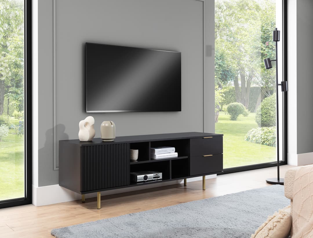 Nubia TV Cabinet 150cm Black 