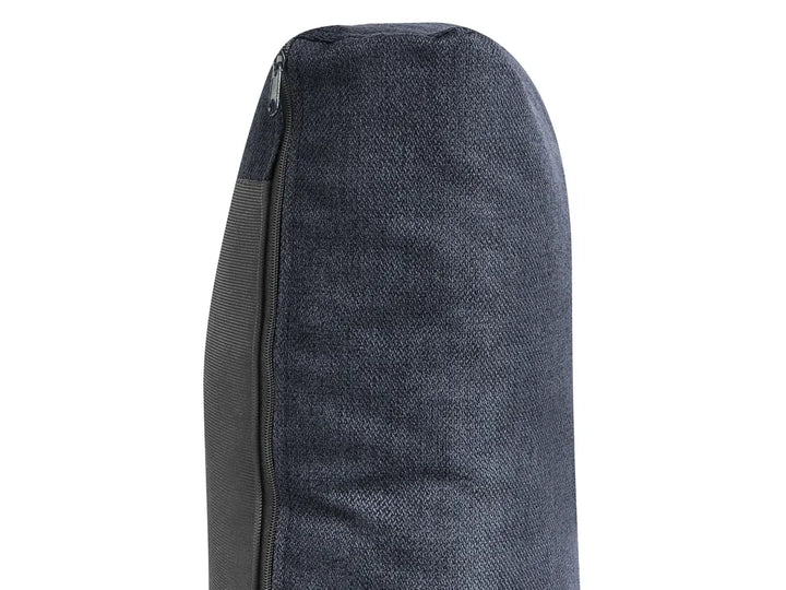 Corner Sofa Bed 4 Seater Fabric Navy Blue with Storage Right Hand Skiatook