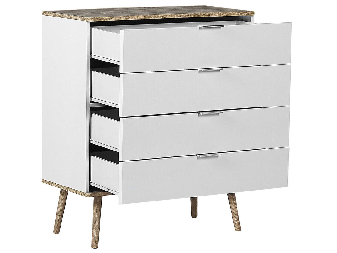 Nestor 4 Drawer Chest White