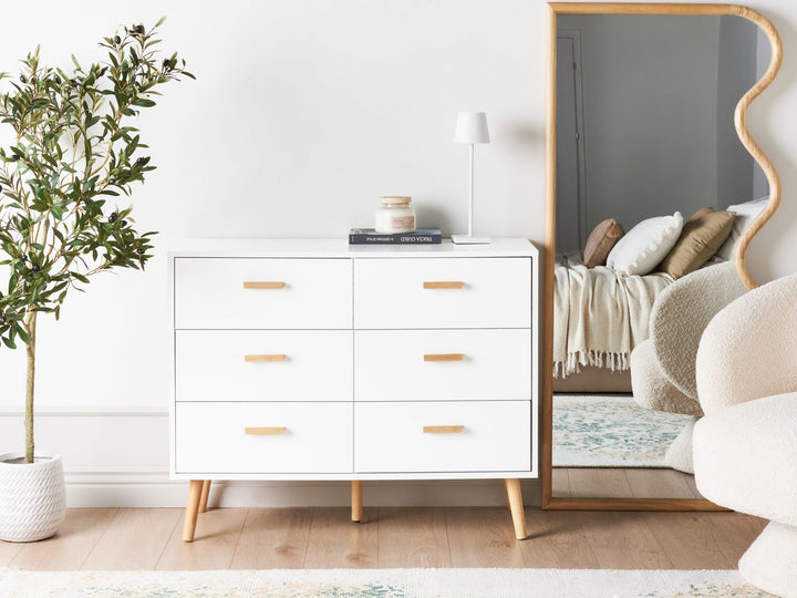 Newark III 6 Drawer Chest White