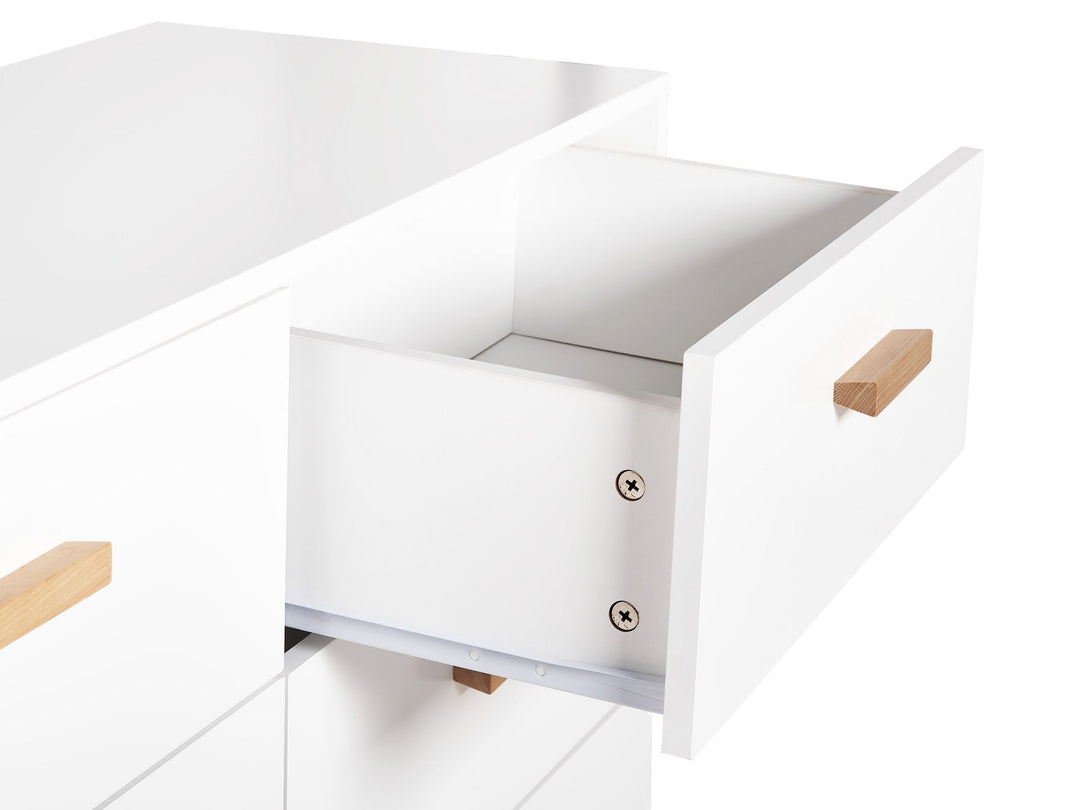 Sainz III 6 Drawer Chest White