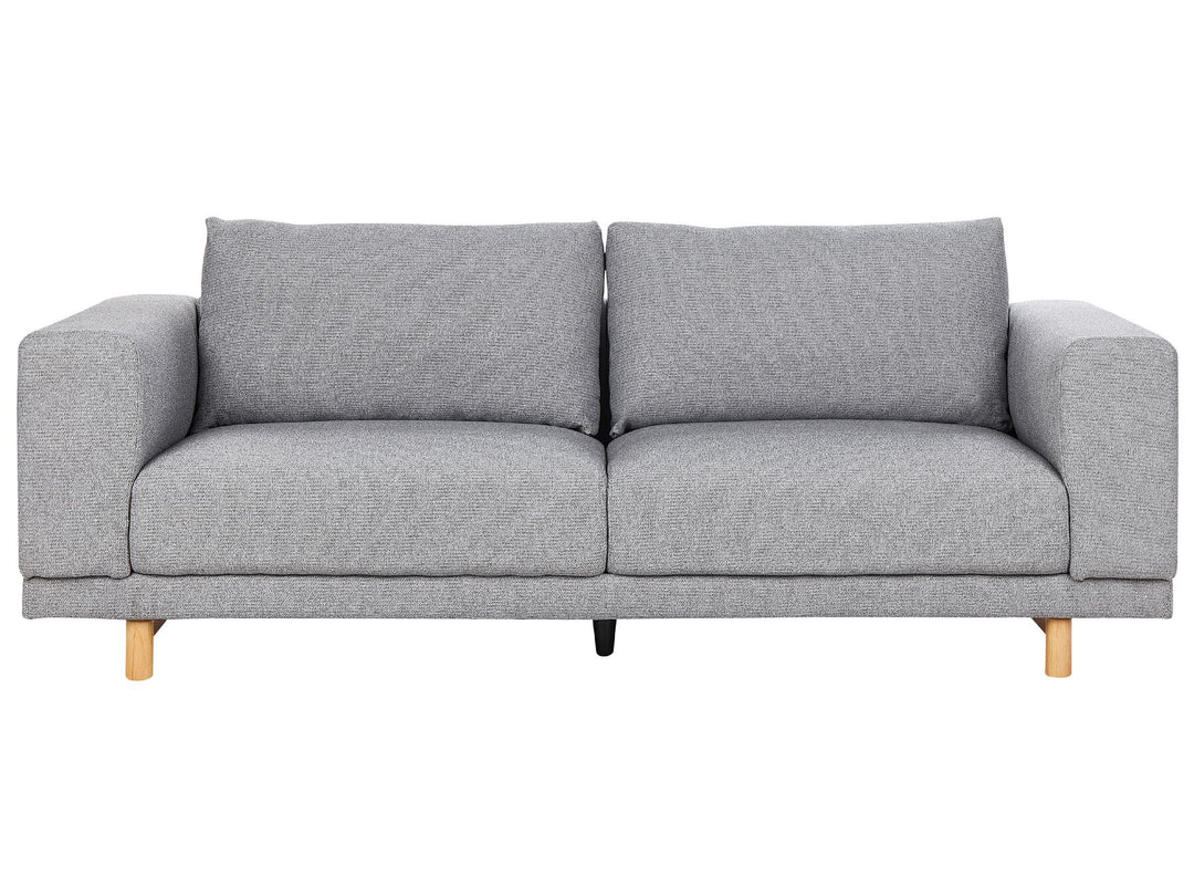 Nivala 3 Seater Fabric Sofa Grey