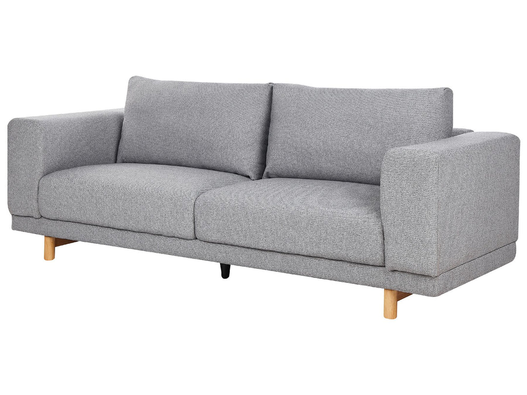 Nivala 3 Seater Fabric Sofa Grey