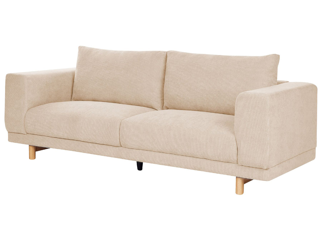 Nivala 3 Seater Jumbo Cord Sofa Beige