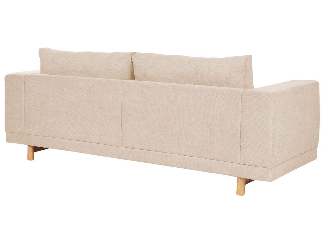 Nivala 3 Seater Jumbo Cord Sofa Beige