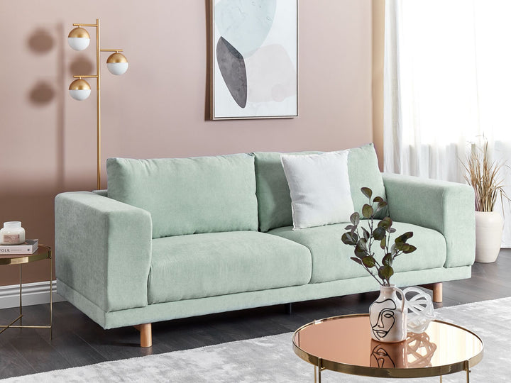 Nivala 3 Seater Jumbo Cord Sofa Mint Green