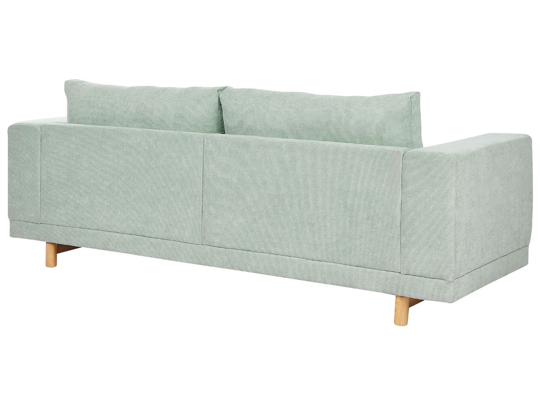 Nivala 3 Seater Jumbo Cord Sofa Mint Green