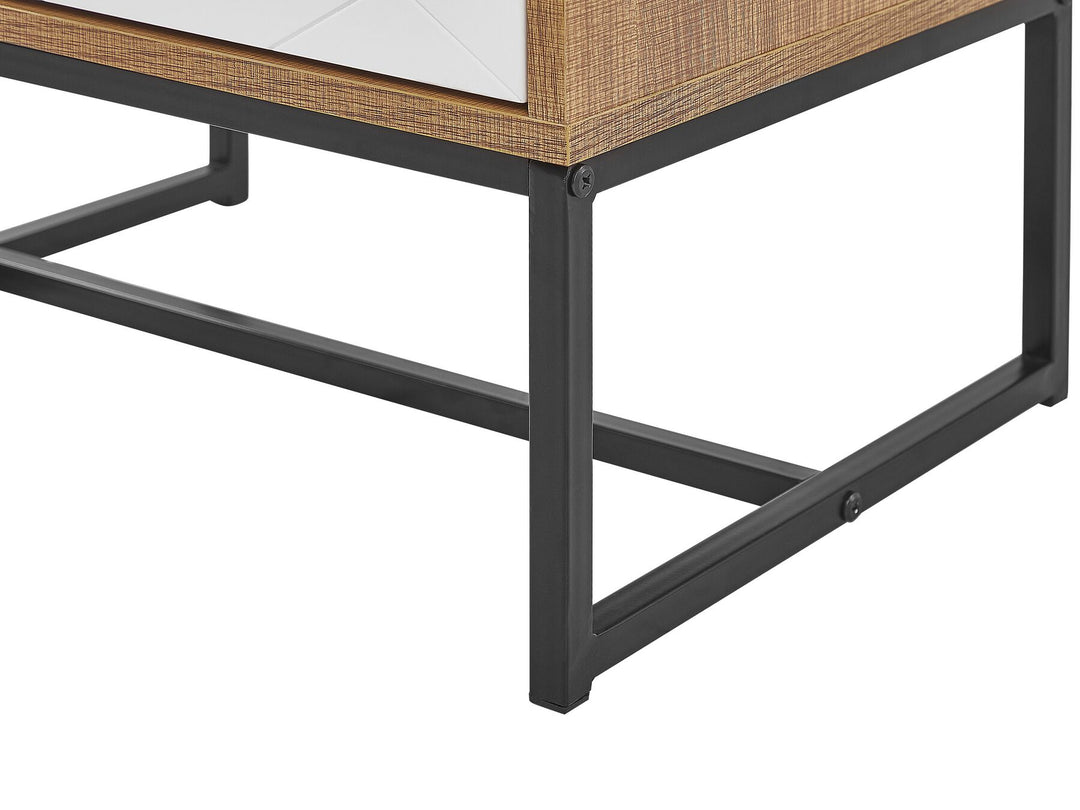 Slauson 3 Drawer Chest Light Wood with White