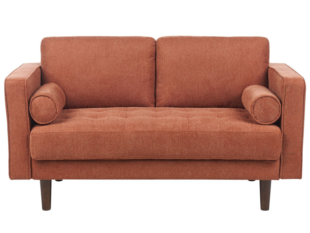 Nurmo 2 Seater Fabric Sofa Golden Brown