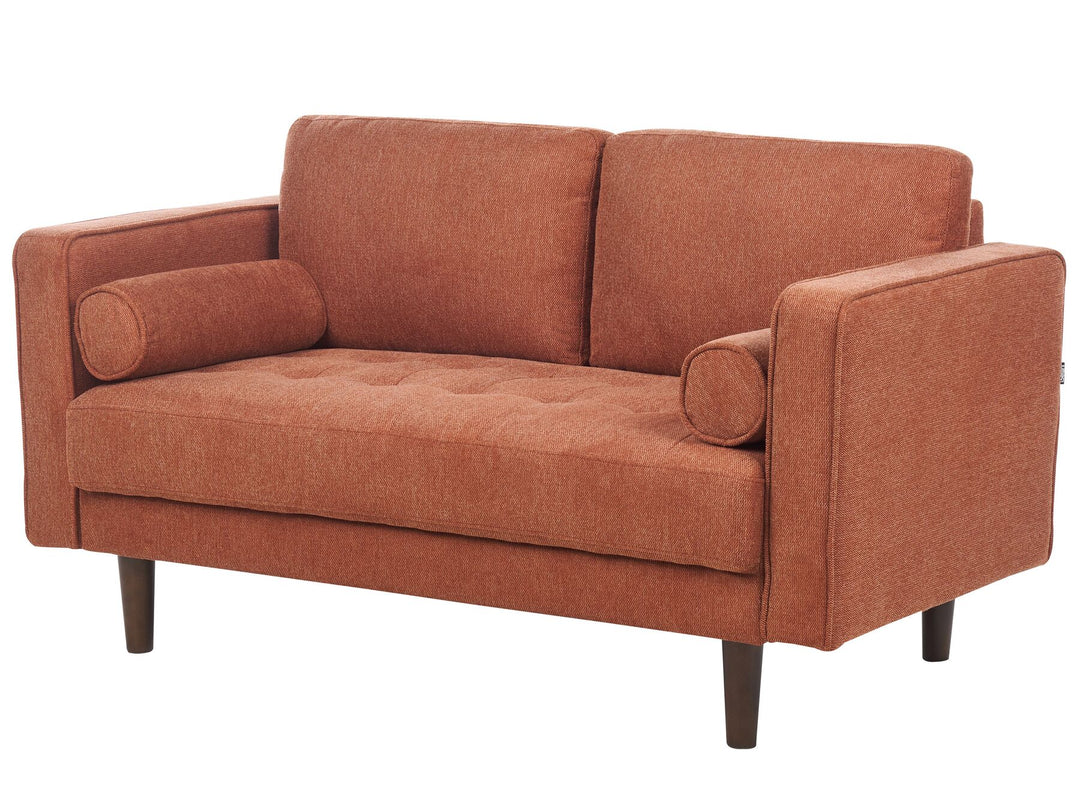 Nurmo 2 Seater Fabric Sofa Golden Brown