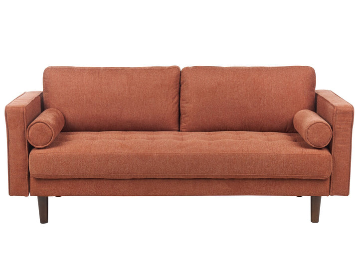 Nurmo 3 Seater Fabric Sofa Golden Brown