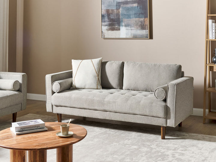 Nurmo 3 Seater Fabric Sofa Taupe