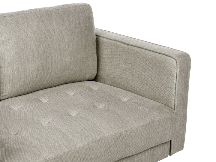 Nurmo 3 Seater Fabric Sofa Taupe