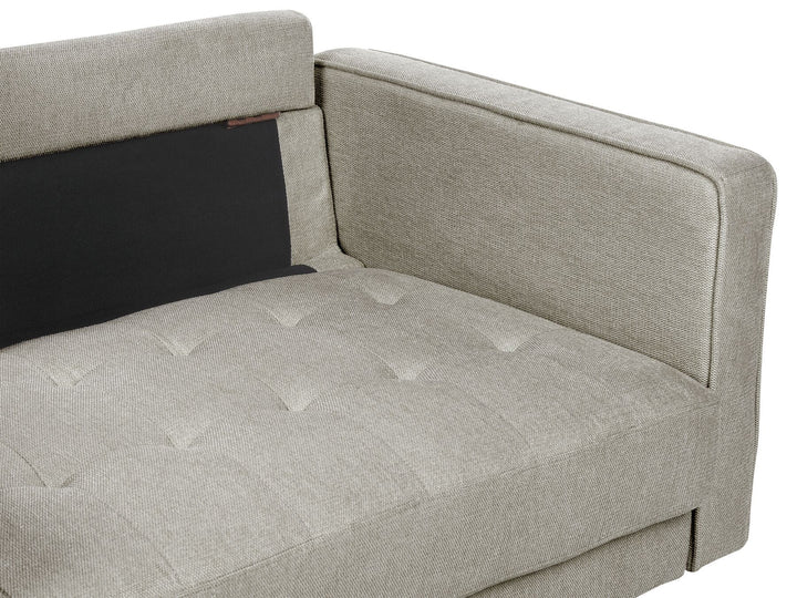 Nurmo 3 Seater Fabric Sofa Taupe