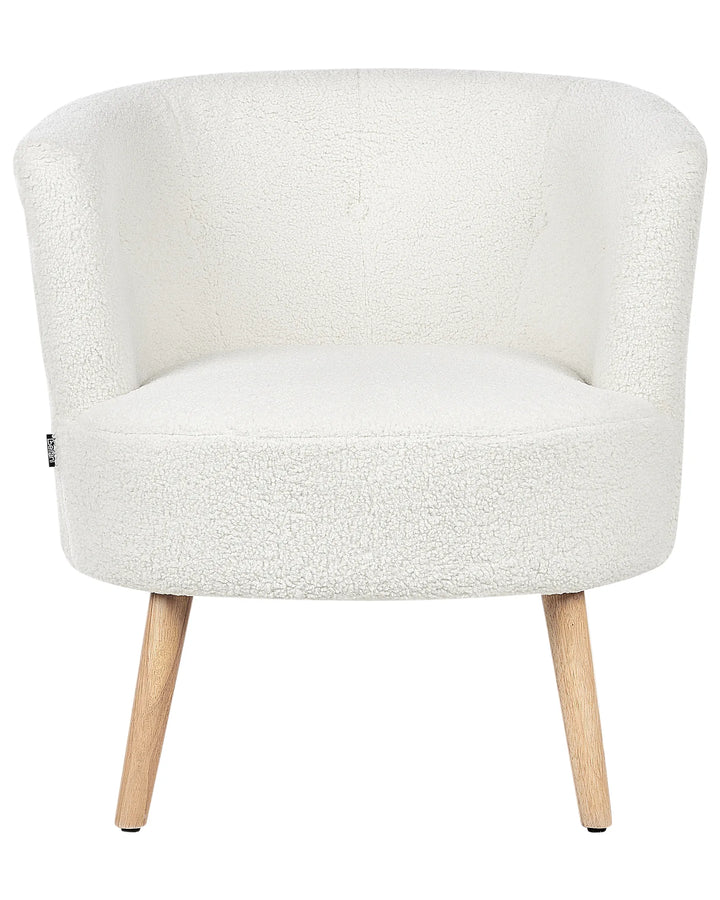 Odenzen Armchair Boucle White