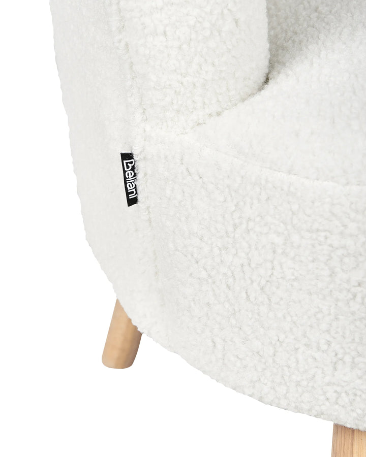 Odenzen Armchair Boucle White