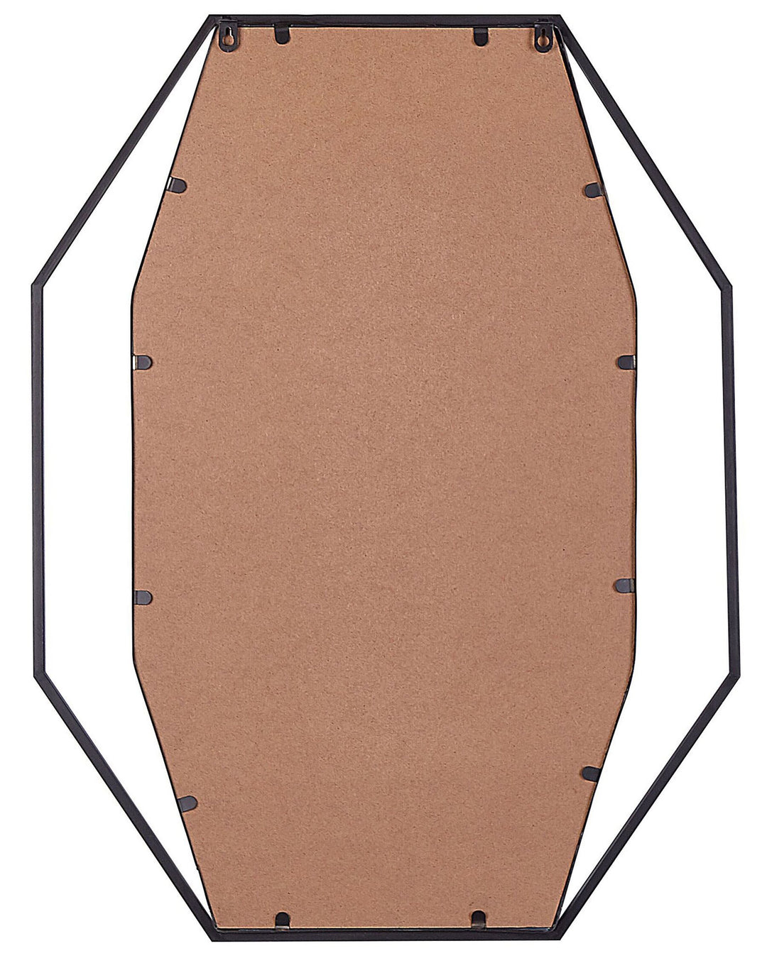 Nire Wall Mirror Metal Graphite Grey