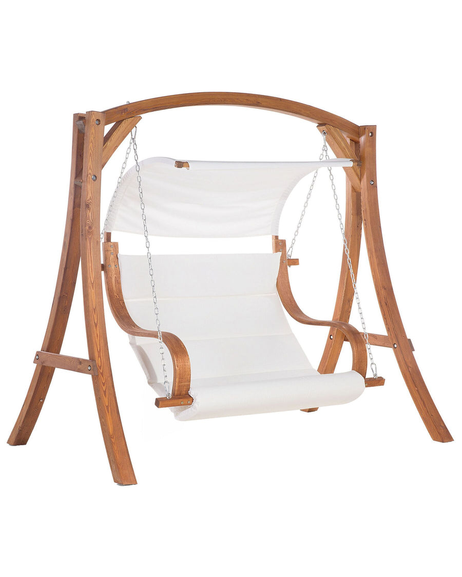 Aprilia Patio Swing Wood Brown