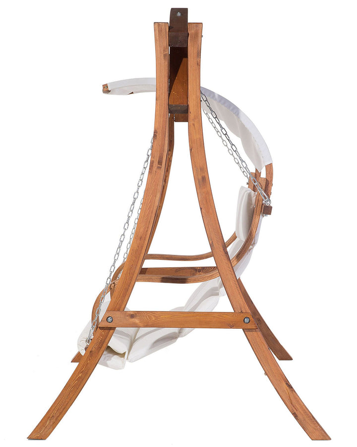 Aprilia Patio Swing Wood Brown