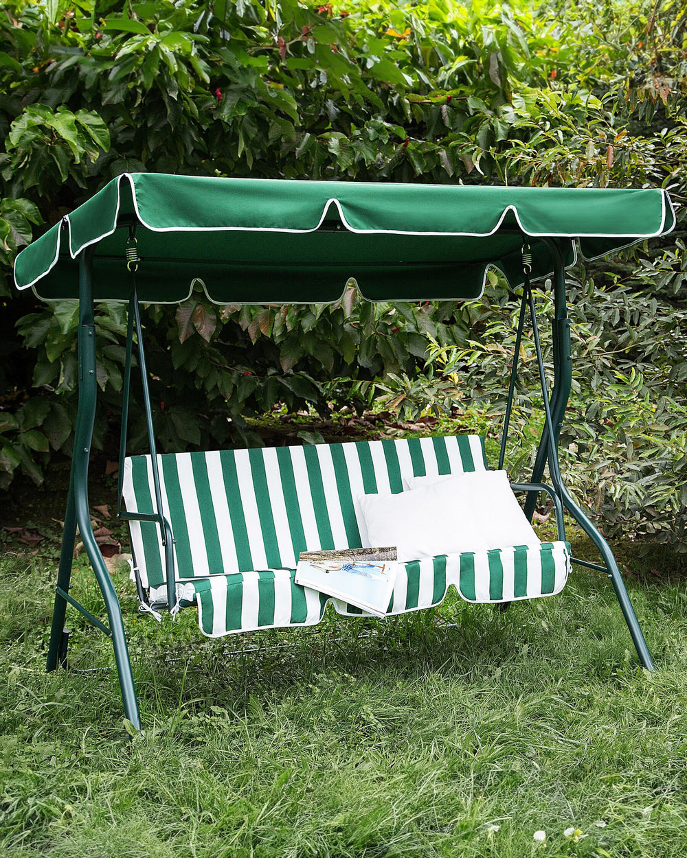Chaplin Patio Swing Metal Green