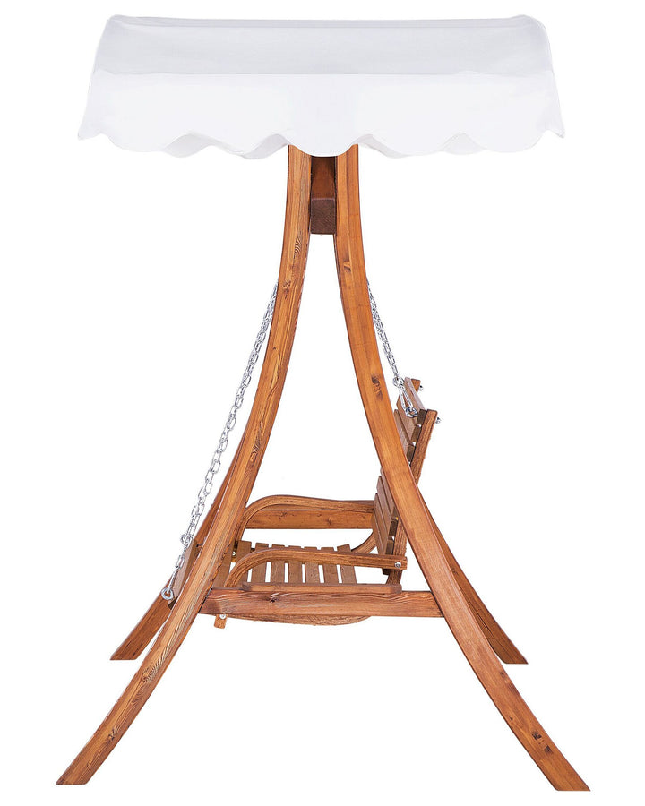Andria Patio Swing Wood Brown
