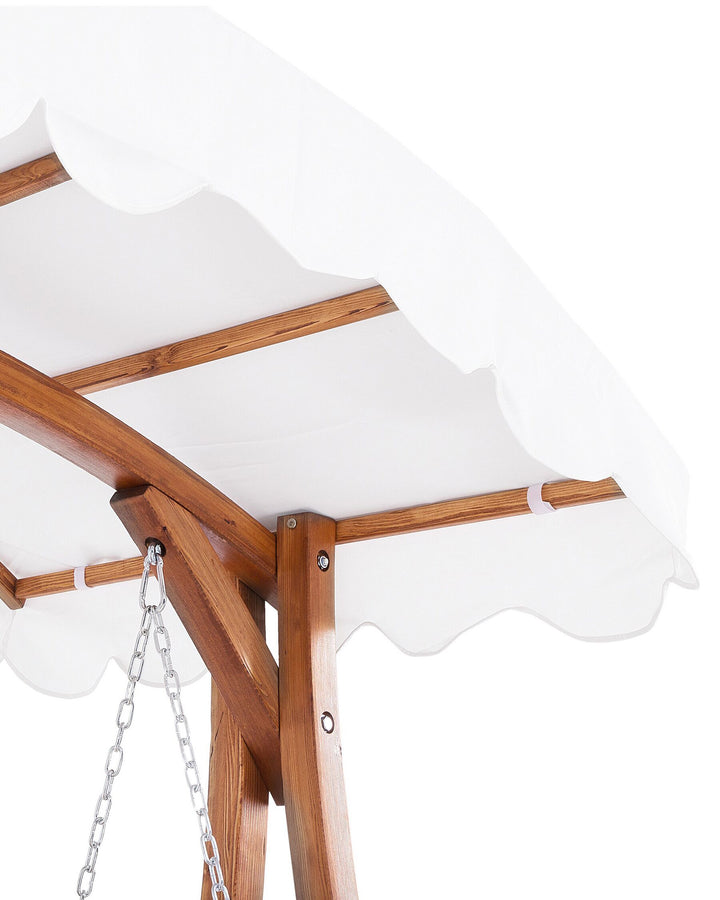 Andria Patio Swing Wood Brown