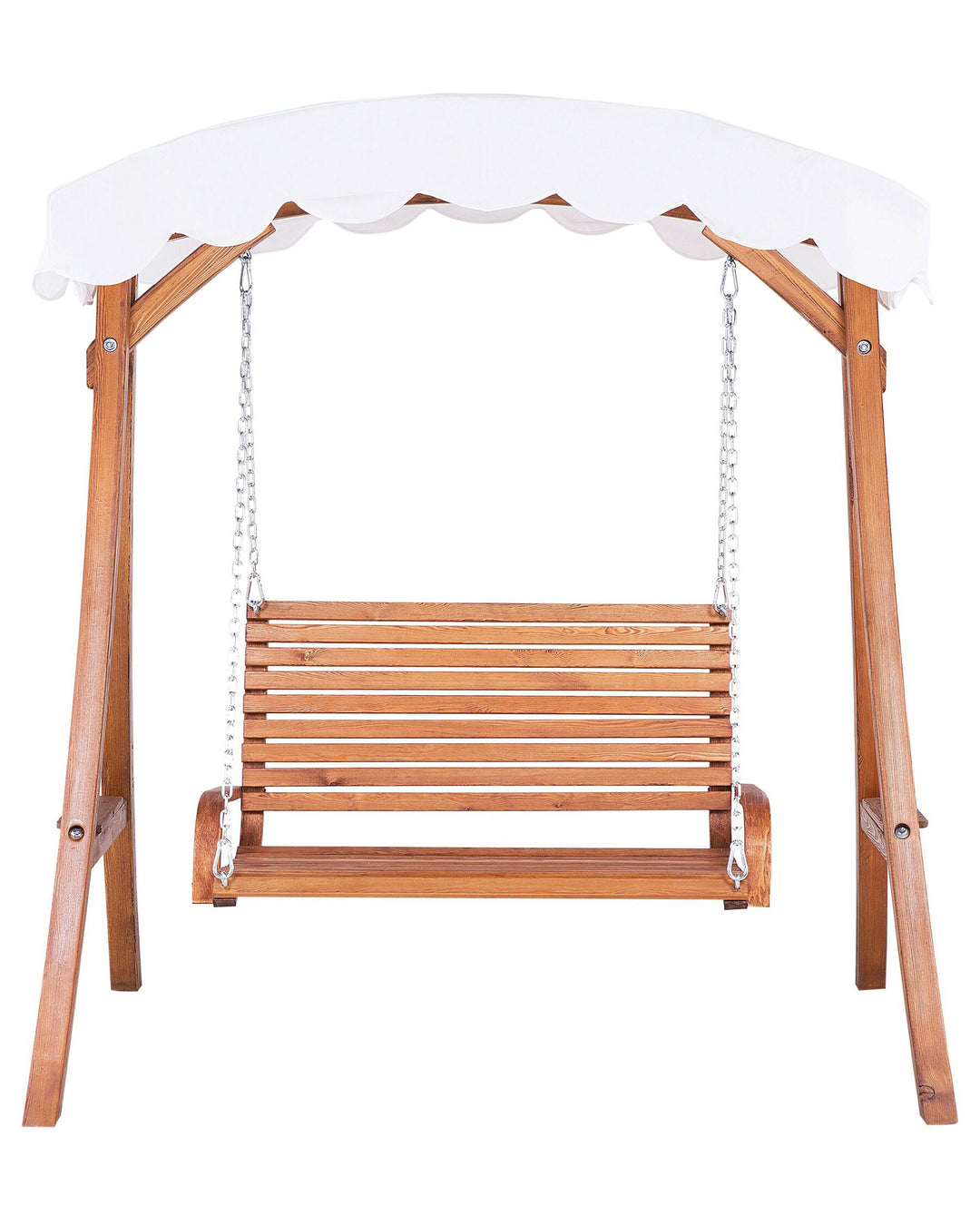 Andria Patio Swing Wood Brown