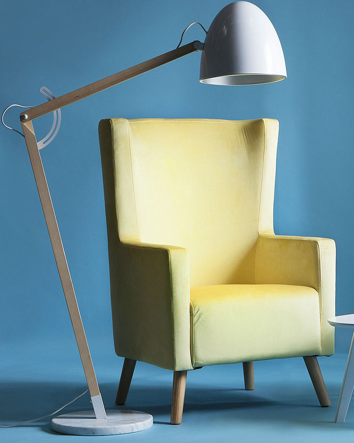 Oneida Armchair Velvet Yellow