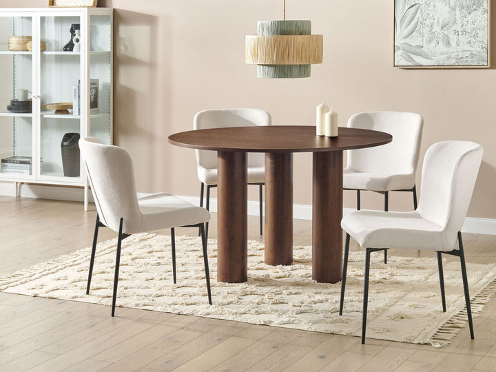 Orin Round Dining Table ⌀ 120 cm Dark