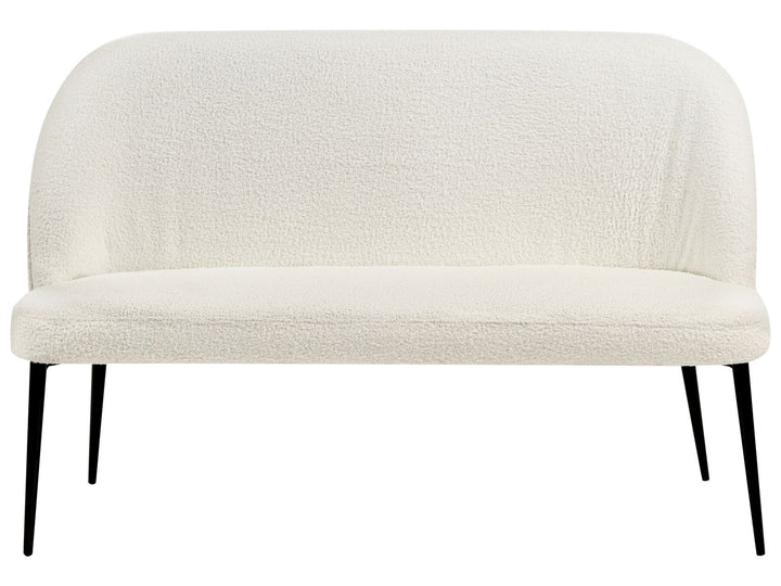 Osby 2 Seater Boucle Kitchen Sofa White