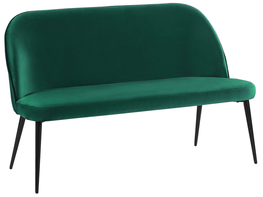 Osby 2 Seater Velvet Kitchen Sofa Green