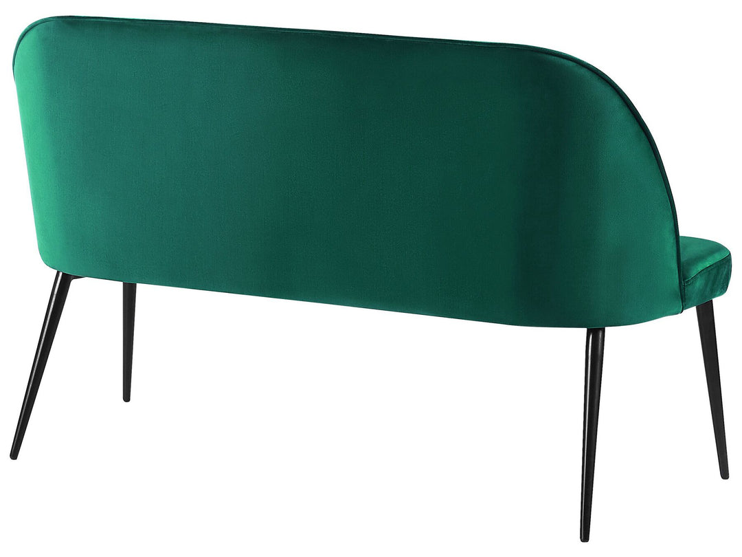 Osby 2 Seater Velvet Kitchen Sofa Green