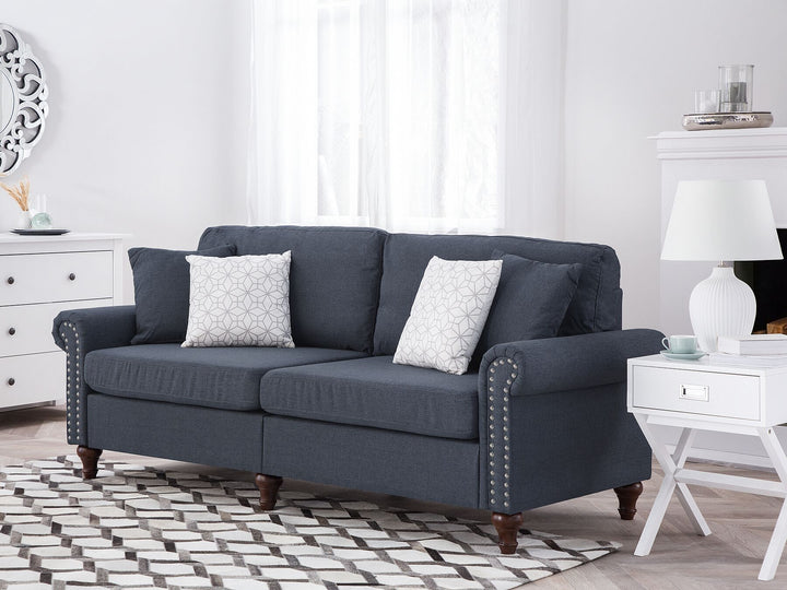 Otra II 3 Seater Fabric Sofa Dark Grey