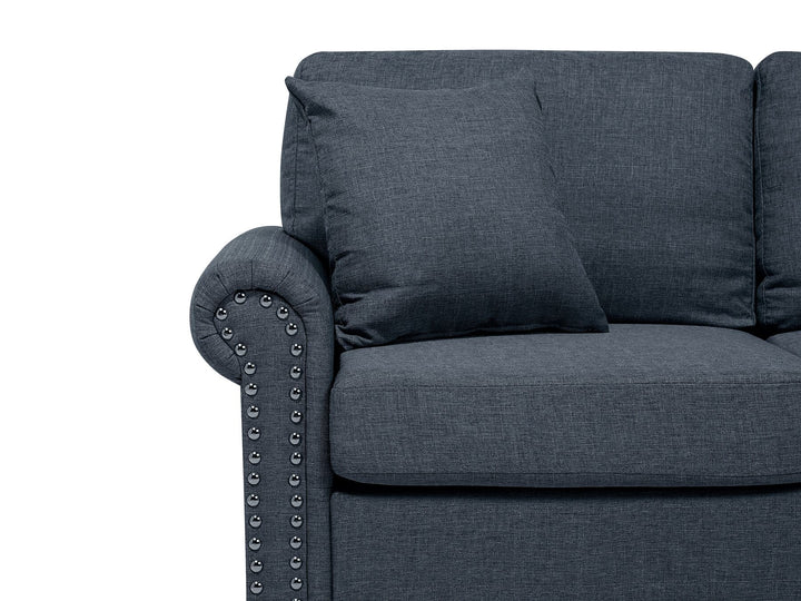 Otra II 3 Seater Fabric Sofa Dark Grey