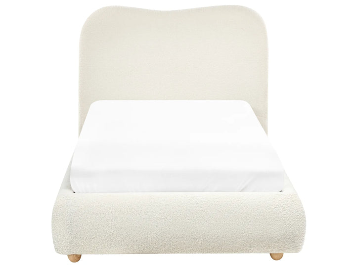 Ottoman Bed Boucle  90 x 200 cm (EU Single) Off-White Kyara