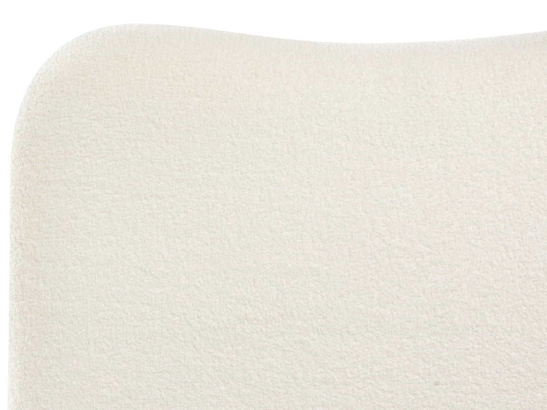 Ottoman Bed Boucle  90 x 200 cm (EU Single) Off-White Kyara