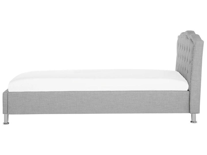 Ottoman Bed Fabric 90 x 200 cm (EU Single) Light Grey Miri