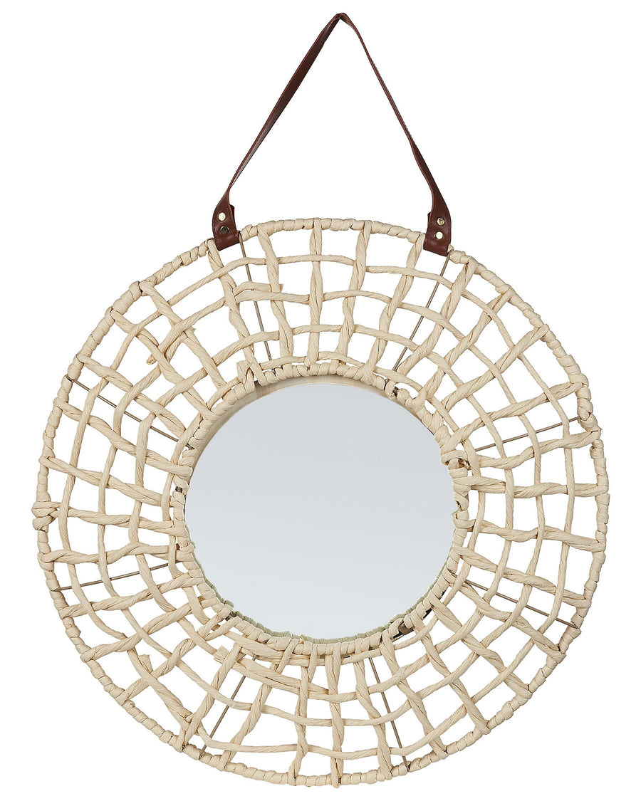 Palaci Wall Mirror Wood Natural