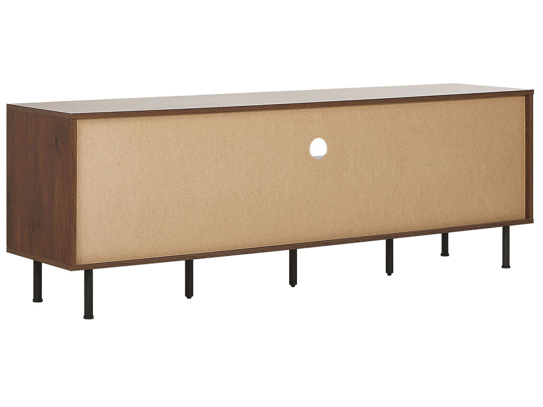 TV Stand Dark Brown/ Grey Bankston