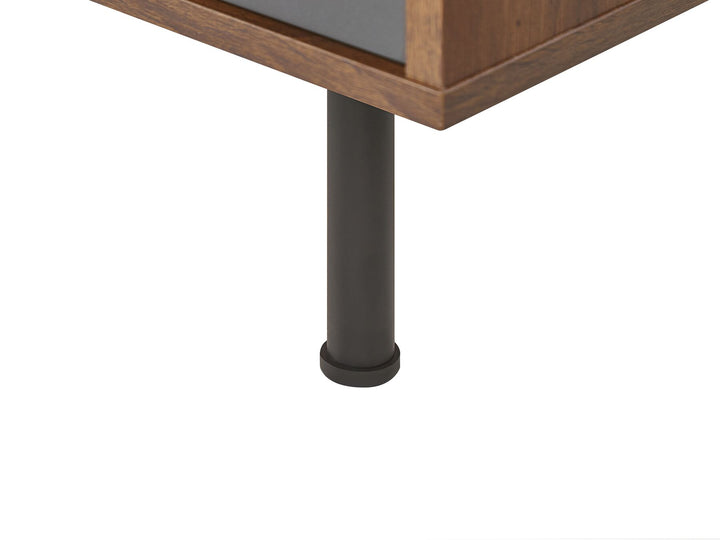 TV Stand Dark Brown/ Grey Bankston